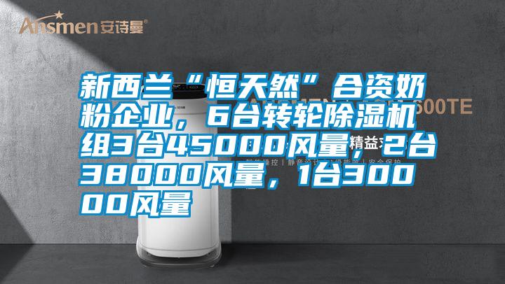 新西蘭“恒天然”合資奶粉企業(yè)，6臺轉輪除濕機組3臺45000風量，2臺38000風量，1臺30000風量